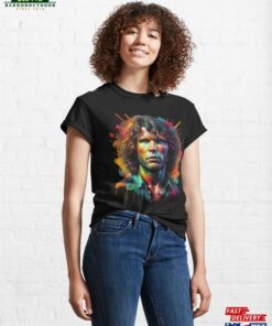 Jim Morrison T-Shirt Vibrant Abstrating Classic Unisex Sweatshirt