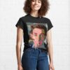 Jim The Office Retro Pop Art Portrait Classic T-Shirt Hoodie
