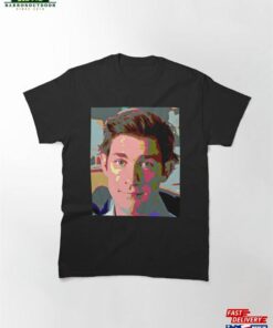 Jim The Office Retro Pop Art Portrait Classic T-Shirt Unisex