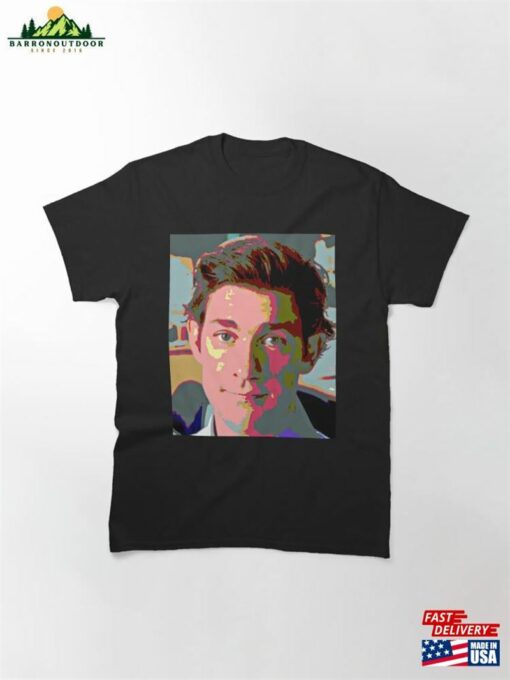 Jim The Office Retro Pop Art Portrait Classic T-Shirt Unisex