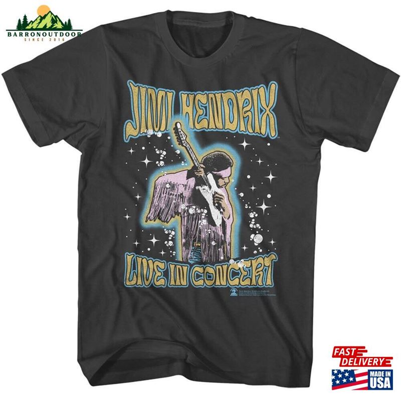 Jimi Hendrix Guitar Playing Outer Glow Smoke T-Shirt Hoodie Jimi Hendrix Guitar Playing Outer Glow Smoke T-Shirt Hoodie