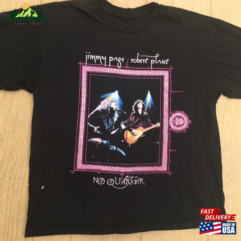 Jimmy Page And Roberth Plat 1995 No Quarter Tour Vintage T Shirt Size Xl Classic Sweatshirt Jimmy Page And Roberth Plat 1995 No Quarter Tour Vintage T Shirt Size Xl Classic Sweatshirt