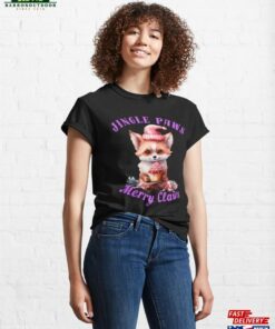 Jingle Paws Merry Claws Realistic Fox Classic T-Shirt Hoodie