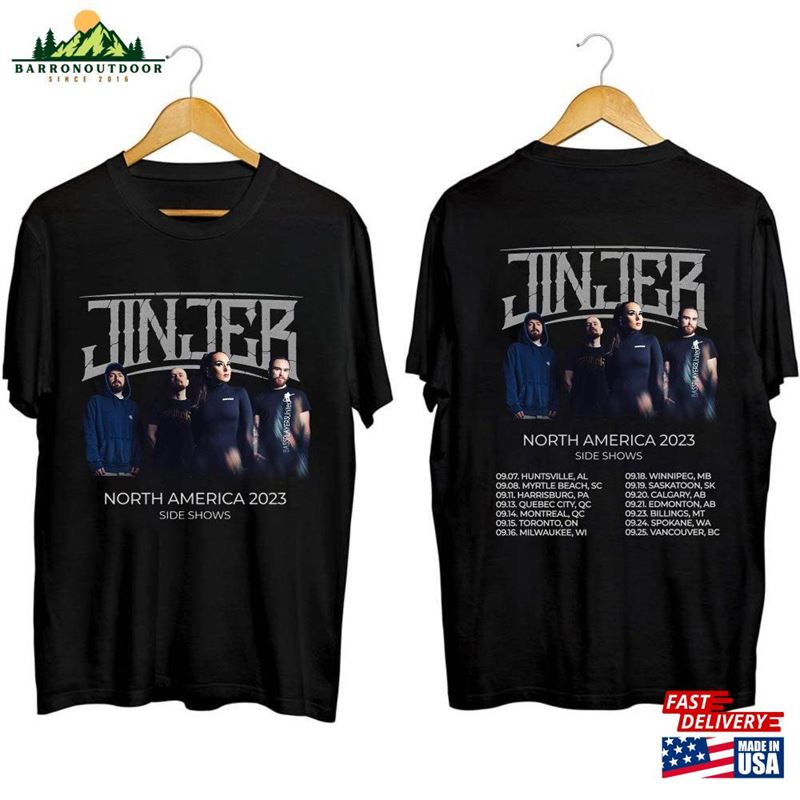 Jinjer North America 2023 Tour Shirt Band Fan Concert T-Shirt Classic Jinjer North America 2023 Tour Shirt Band Fan Concert T-Shirt Classic