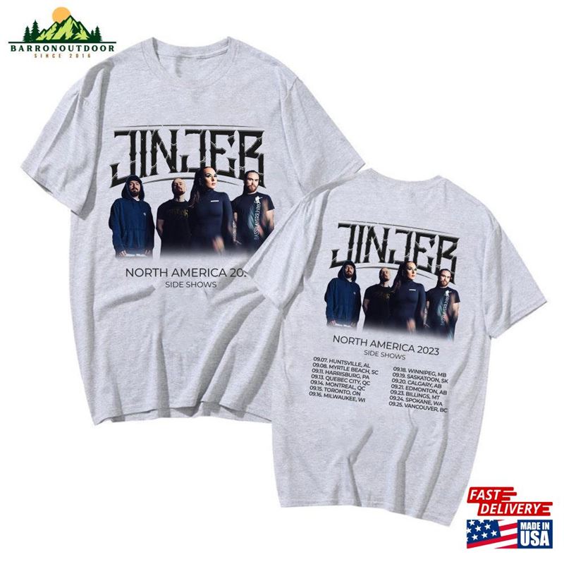 Jinjer North America 2023 Tour Shirt Band Fan Concert T-Shirt Hoodie Jinjer North America 2023 Tour Shirt Band Fan Concert T-Shirt Hoodie
