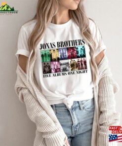 Jo Nas Bro Thers Five Albums One Night Shirt Sweatshirt Unisex