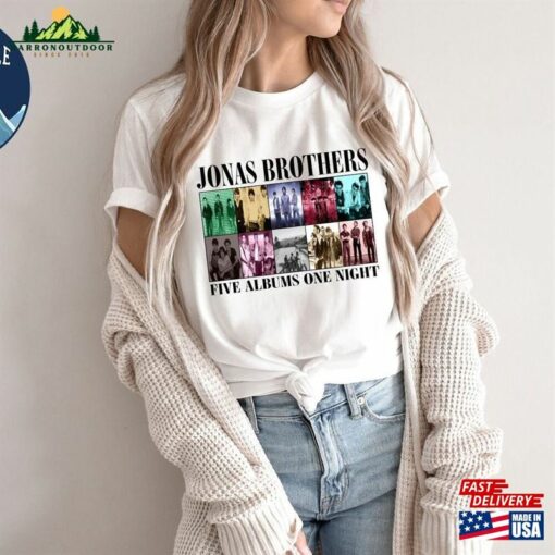 Jo Nas Bro Thers Five Albums One Night Shirt Unisex Classic