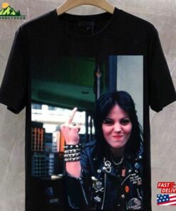 Joan Jett Shirt Blackhearts Punk Rock N Roll Tee Female Rocker T-Shirt Retro 1980S Style Band Sweatshirt Unisex