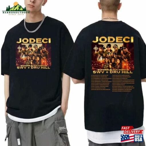 Jodeci Summer Block Party Tour 2023 Shirt Concert Band Fan Sweatshirt Unisex