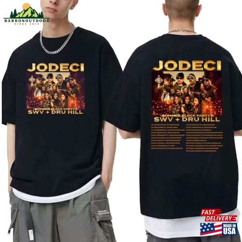 Jodeci Summer Block Party Tour 2023 Shirt Concert Band Fan Sweatshirt Unisex Jodeci Summer Block Party Tour 2023 Shirt Concert Band Fan Sweatshirt Unisex