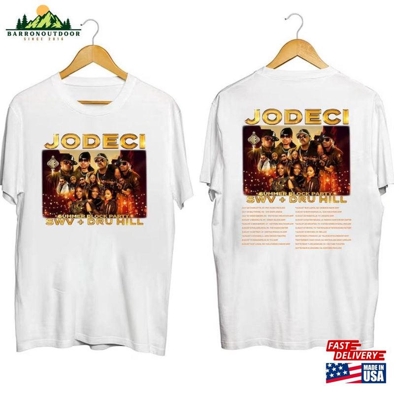 Jodeci Summer Block Party Tour 2023 Shirt Concert Fan Gift Unisex Hoodie Jodeci Summer Block Party Tour 2023 Shirt Concert Fan Gift Unisex Hoodie