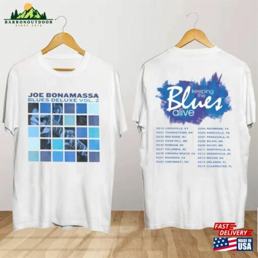 Joe Bonamassa Spring Tour 2024 Shirt Concert Hoodie Classic