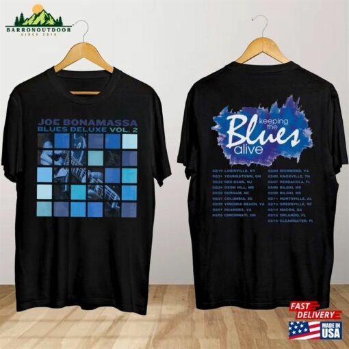 Joe Bonamassa Spring Tour 2024 Shirt Concert Hoodie Unisex