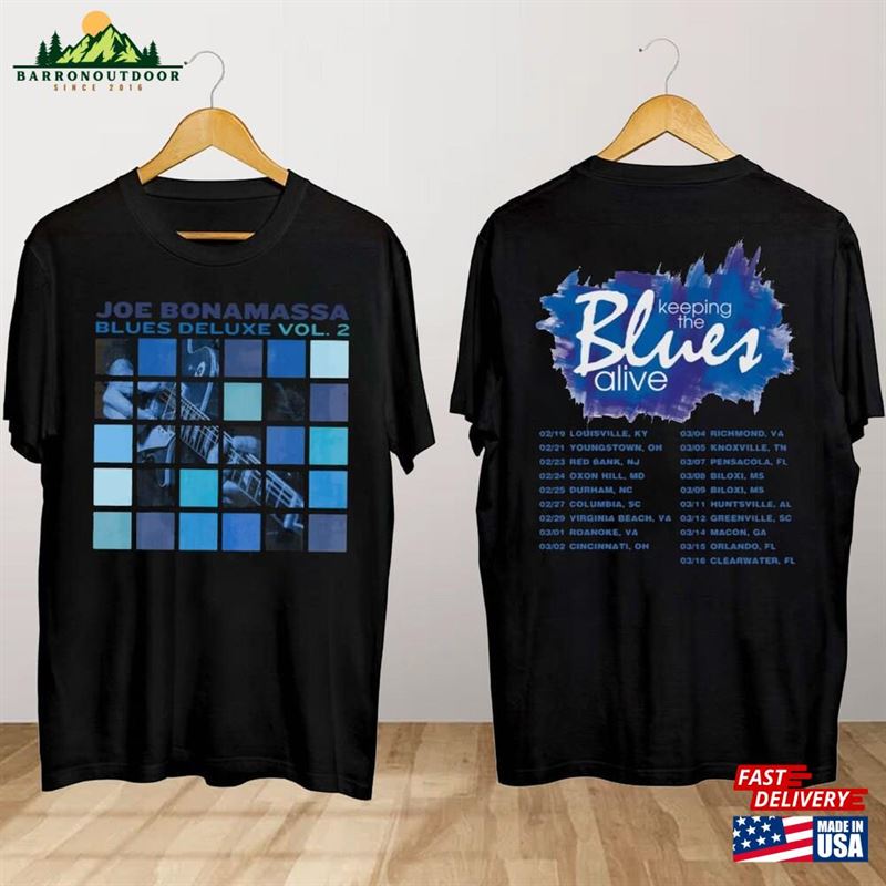 Joe Bonamassa Spring Tour 2024 Shirt Concert Hoodie Unisex Joe Bonamassa Spring Tour 2024 Shirt Concert Hoodie Unisex