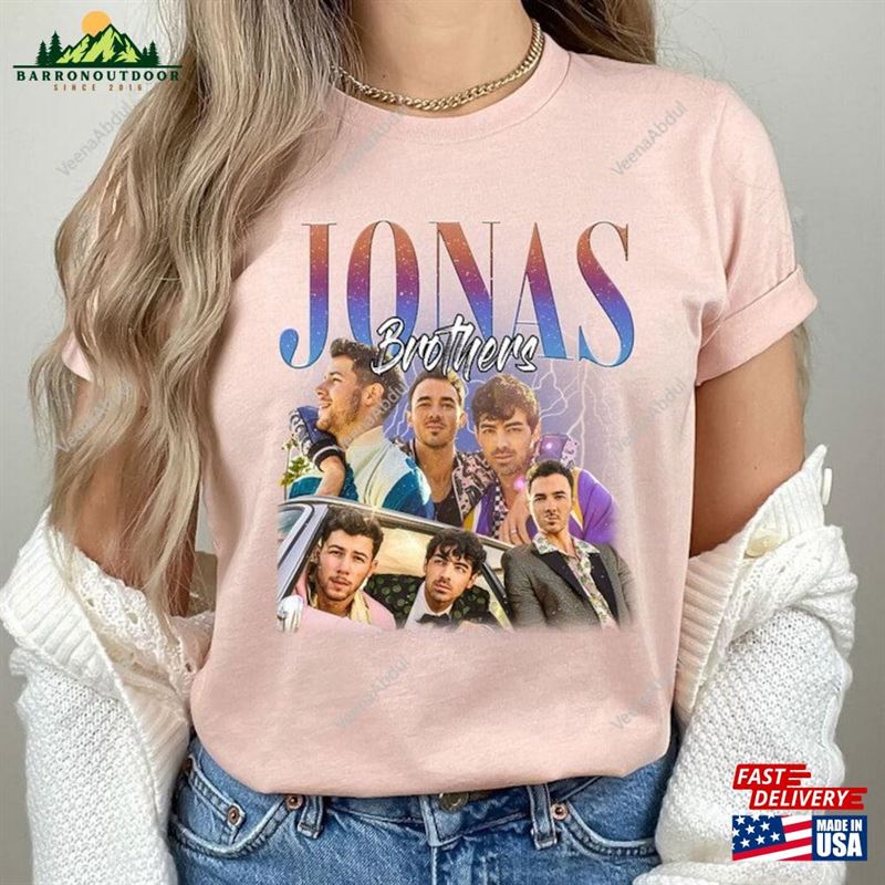 Joe Jonas Shirt Brothers Five Albums One Night Tour Classic T-Shirt Joe Jonas Shirt Brothers Five Albums One Night Tour Classic T-Shirt