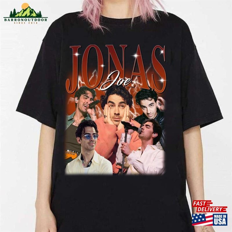 Joe Jonas Shirt Vintage 90S T-Shirt Movie Graphic Tee Classic Unisex Joe Jonas Shirt Vintage 90S T-Shirt Movie Graphic Tee Classic Unisex