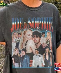 Joe Jonas Sophie Turner Vintage Shirt Five Albums One Night Tour Brothers Bootleg Rap Tee Unisex T-Shirt