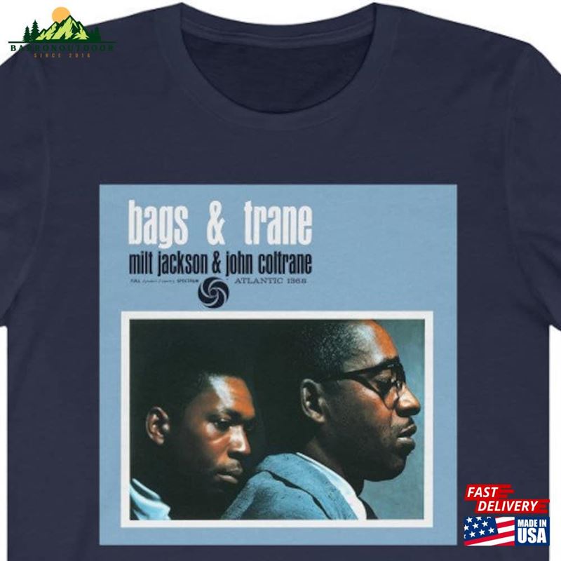 John Coltrane Milt Jackson T-Shirt Jazz Music Tee Vintage Album Cover Graphic Print Unisex John Coltrane Milt Jackson T-Shirt Jazz Music Tee Vintage Album Cover Graphic Print Unisex