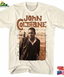 John Coltrane Sepia And Notes Natural Adult T-Shirt Sweatshirt Classic