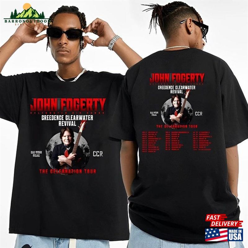 John Fogerty Celebration Tour 2023 Shirt Concert T-Shirt Classic John Fogerty Celebration Tour 2023 Shirt Concert T-Shirt Classic