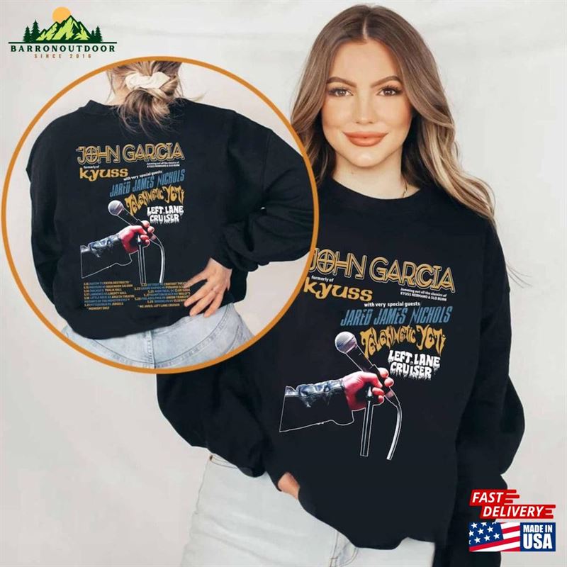 John Garcia 2024 Tour Shirt Fan Concert T-Shirt Classic John Garcia 2024 Tour Shirt Fan Concert T-Shirt Classic