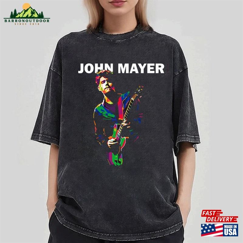 John Mayer Album T-Shirt Solo Tour 2023 Sweatshirt American Singer Merch Classic Hoodie John Mayer Album T-Shirt Solo Tour 2023 Sweatshirt American Singer Merch Classic Hoodie