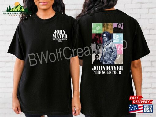 John Mayer Eras Solo Tour Unisex Heavy Cotton Tee T-Shirt