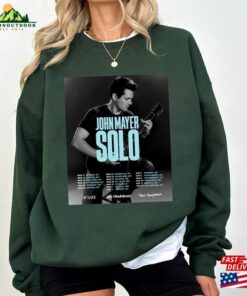 John Mayer Solo Rock Music Tour 2023 Shirt Merch 90S Vintage T-Shirt Sweatshirt