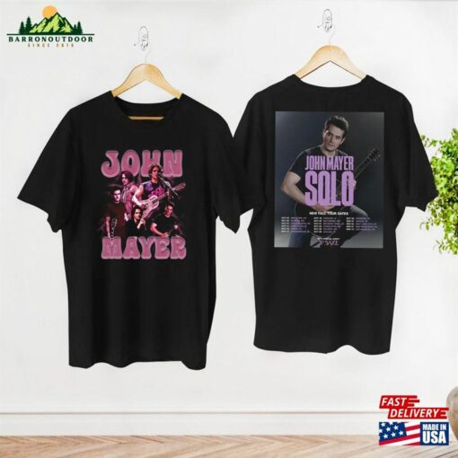 John Mayer Solo Tour 2023 T-Shirt 90S Vintage Shirt Fan Gift Classic Hoodie
