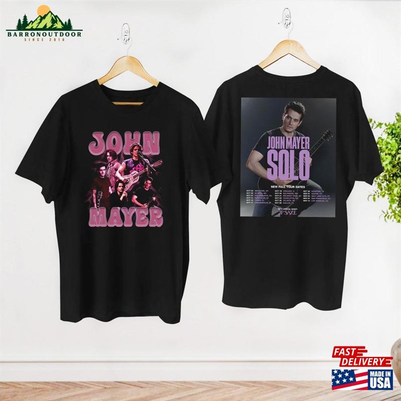 John Mayer Solo Tour 2023 T-Shirt 90S Vintage Shirt Fan Gift Classic Hoodie John Mayer Solo Tour 2023 T-Shirt 90S Vintage Shirt Fan Gift Classic Hoodie