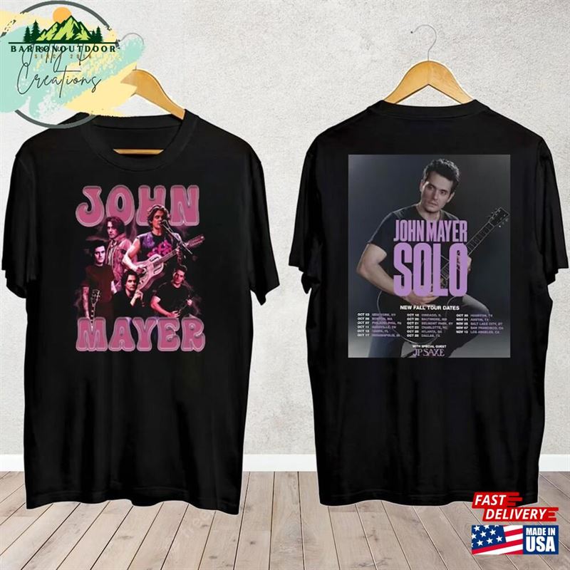 John Mayer Solo Tour 2023 T-Shirt 90S Vintage Shirt Fan Gift Sweatshirt Unisex John Mayer Solo Tour 2023 T-Shirt 90S Vintage Shirt Fan Gift Sweatshirt Unisex