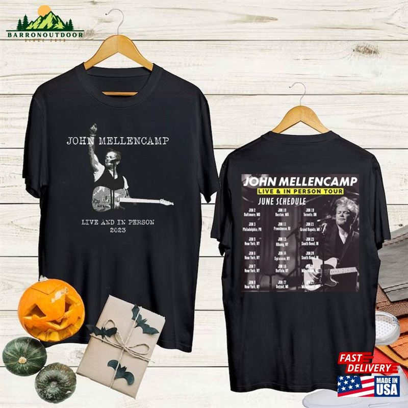 John Mellencamp 2023 Tour Shirt Vintage Classic Hoodie John Mellencamp 2023 Tour Shirt Vintage Classic Hoodie