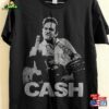 Johnny Cash T-Shirt Finger Band Sweatshirt Country Concert Hoodie Classic