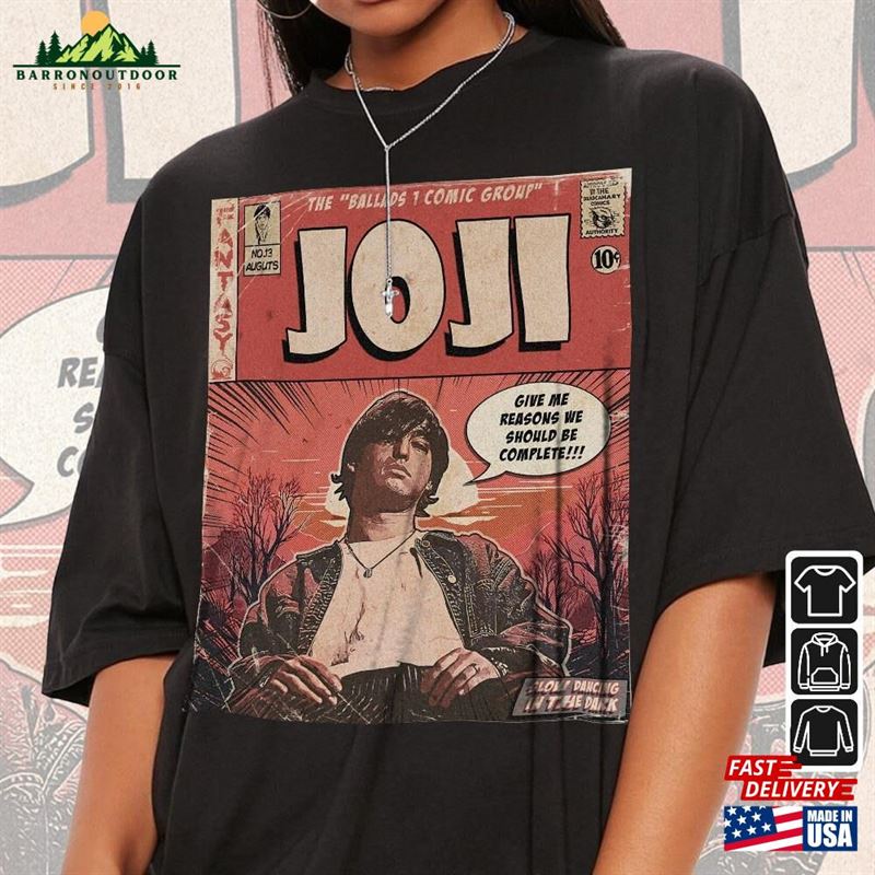 Joji Comic Shirt 90S Vintage Merch Book Art In The Dark Ballads 1 Album World Tour Ticket 2023 Graphic Tee Gift For Fan V1 Unisex Classic Joji Comic Shirt 90S Vintage Merch Book Art In The Dark Ballads 1 Album World Tour Ticket 2023 Graphic Tee Gift For Fan V1 Unisex Classic