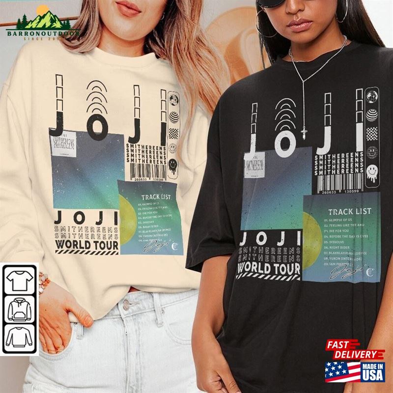 Joji Music Shirt Sweatshirt Y2k 90S Merch Vintage Tee Album Smithereens Pandemonium Tour 2023 Tickets Graphic L806m Unisex Joji Music Shirt Sweatshirt Y2k 90S Merch Vintage Tee Album Smithereens Pandemonium Tour 2023 Tickets Graphic L806m Unisex