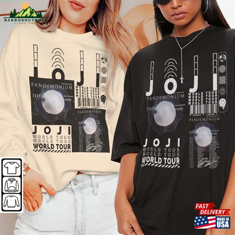 Joji Music Shirt Sweatshirt Y2k 90S Merch Vintage Tee Album V1 Pandemonium Tour 2023 Tickets Graphic L806m Unisex Classic Joji Music Shirt Sweatshirt Y2k 90S Merch Vintage Tee Album V1 Pandemonium Tour 2023 Tickets Graphic L806m Unisex Classic