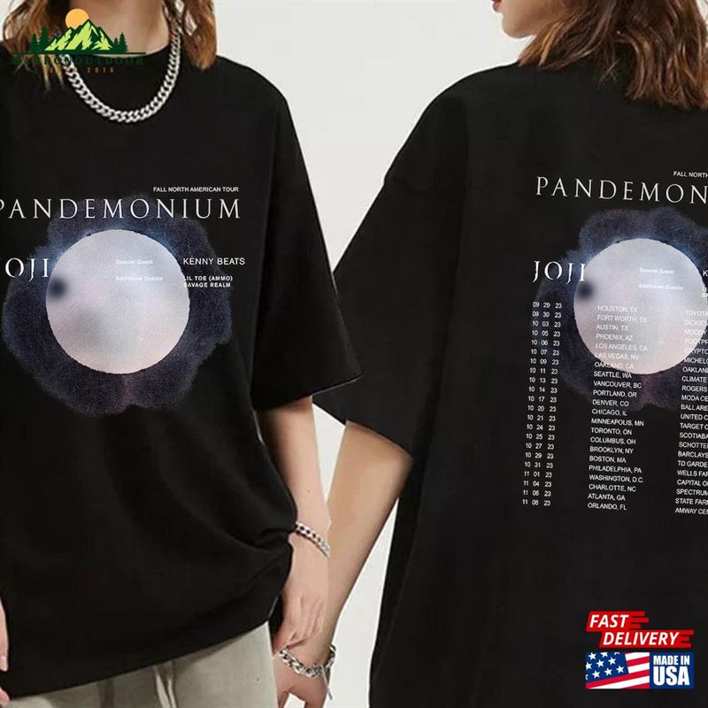Joji Pandemonium Tour 2023 Shirt Concert Hoodie T-Shirt Joji Pandemonium Tour 2023 Shirt Concert Hoodie T-Shirt