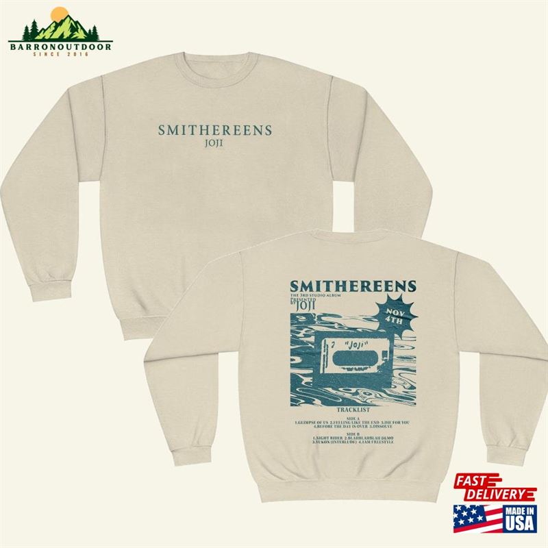 Joji Smithereen Tracklist Shirt Classic Hoodie Joji Smithereen Tracklist Shirt Classic Hoodie