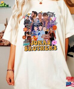 Jonas Brother Cassette Unisex T-Shirt Brothers Tour Shirt Retro 90 Hoodie