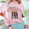 Jonas Brother In Pink Shirt Brothers Five Albums One Night Tour Vintage T-Shirt Sweatshirt