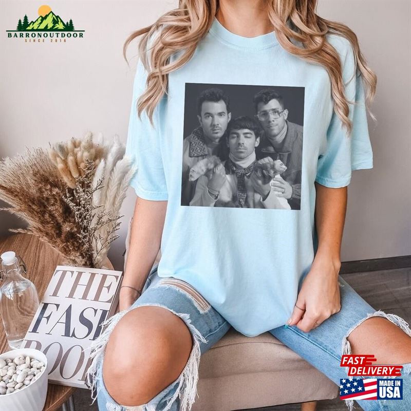 Jonas Brother Shirt Joe Band Tee Five Album One Night The Tour 2023 Merch Unisex Sweatshirt Jonas Brother Shirt Joe Band Tee Five Album One Night The Tour 2023 Merch Unisex Sweatshirt