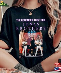 Jonas Brother Shirt Joe Band Tee Five Albums One Night Tour Classic Unisex