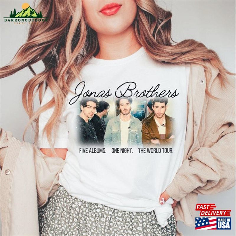 Jonas Brother Shirt Retro Jo Bro's Merch T-Shirt Unisex Jonas Brother Shirt Retro Jo Bro's Merch T-Shirt Unisex