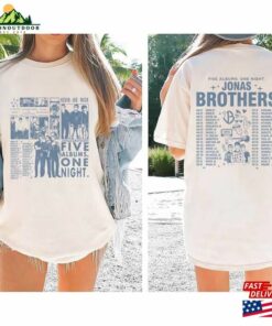 Jonas Brother Tour 2023 Vintage Shirt Retro Joe Merch Sweatshirt Five Albums One Night Hoodie Unisex Classic