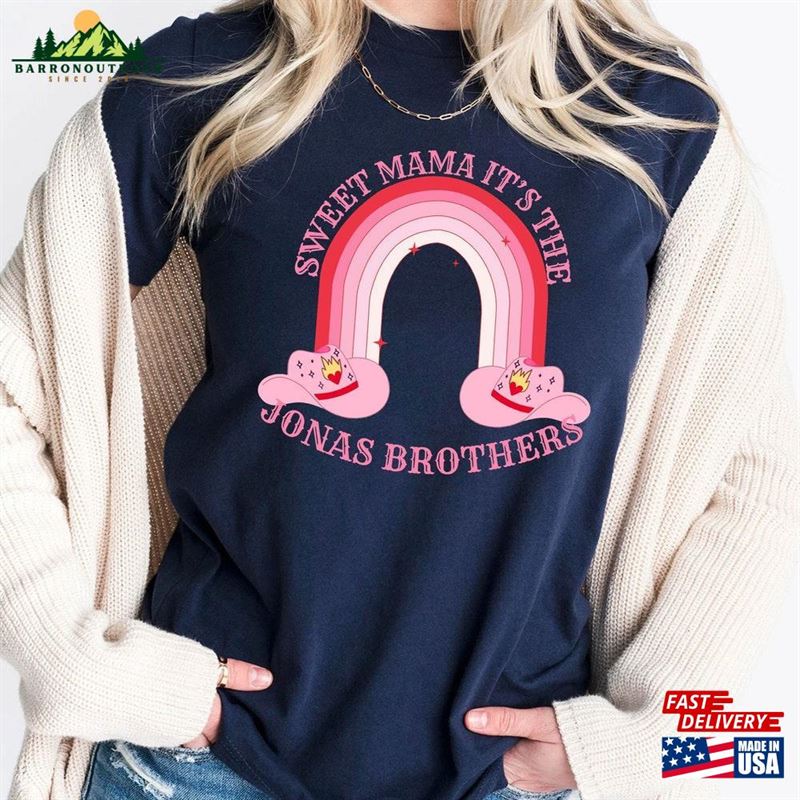Jonas Brothers 2023 Tour Shirt Five Albums One Night Sweet Mama It Classic Sweatshirt Jonas Brothers 2023 Tour Shirt Five Albums One Night Sweet Mama It Classic Sweatshirt