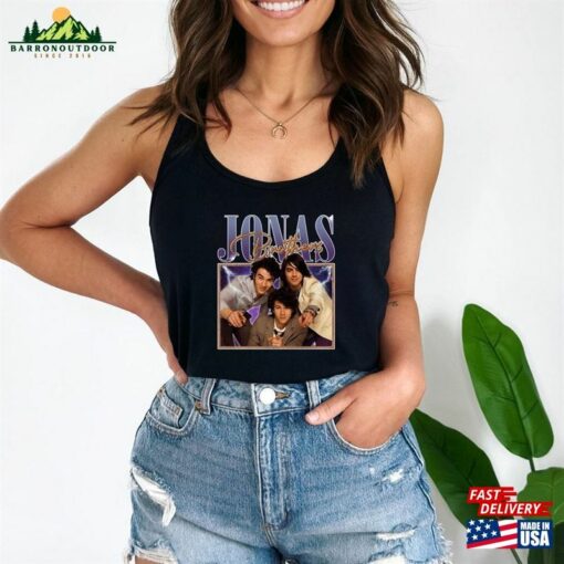 Jonas Brothers 2023 Tour Tank Top Band Women Raised On Men Unisex Classic
