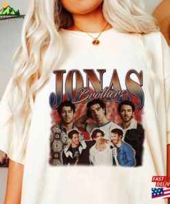 Jonas Brothers 2023 Unisex T-Shirt Band Comfort Color Shirt Raised On Sweatshirt