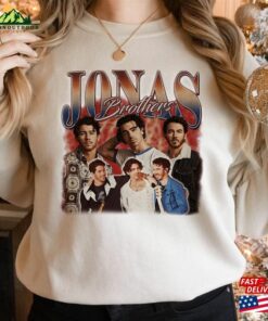 Jonas Brothers 2023 Unisex T-Shirt Band Comfort Color Shirt Raised On Sweatshirt Classic