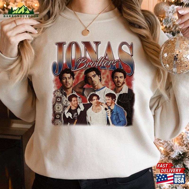 Jonas Brothers 2023 Unisex T-Shirt Band Comfort Color Shirt Raised On Sweatshirt Classic Jonas Brothers 2023 Unisex T-Shirt Band Comfort Color Shirt Raised On Sweatshirt Classic