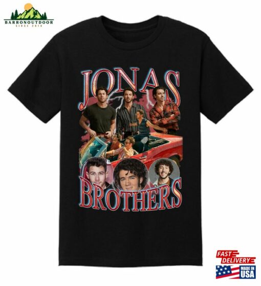 Jonas Brothers 90’S Style Vintage Bootleg T Hoodie Unisex